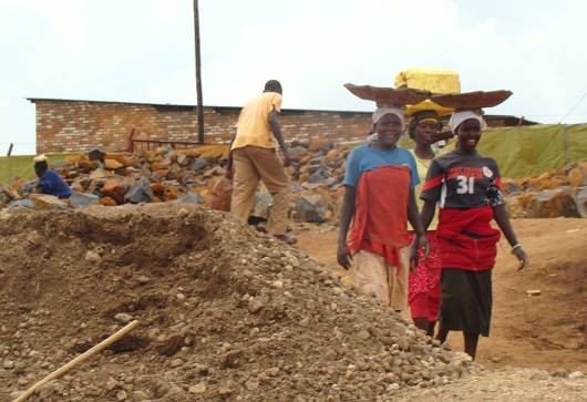 Budowa szkoły zawodowej dla niewidomych w Kibeho