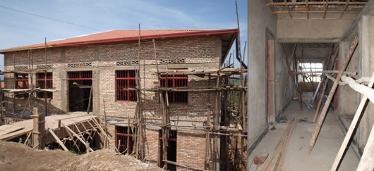 Budowa szkoły zawodowej dla niewidomych w Kibeho